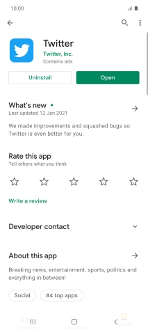 Press the Home key to return to the home screen.