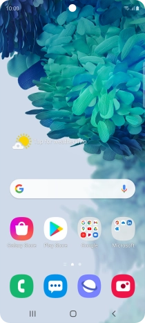 The Wi-Fi icon shows that your phone is connected to a Wi-Fi network.