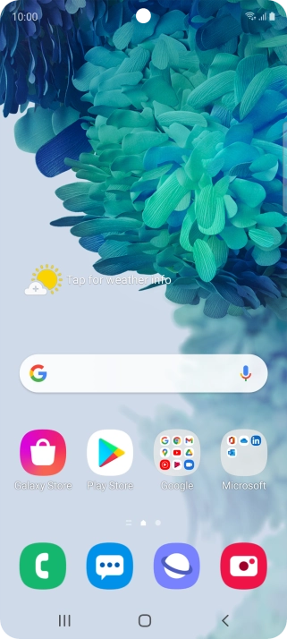 The Wi-Fi icon shows that your phone is connected to a Wi-Fi network.