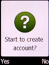 Press the Left selection key.