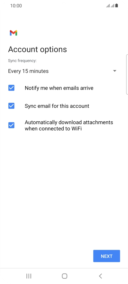 Press the drop down list below 