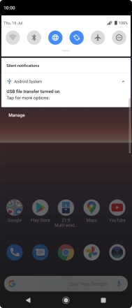 Press Tap for more options..