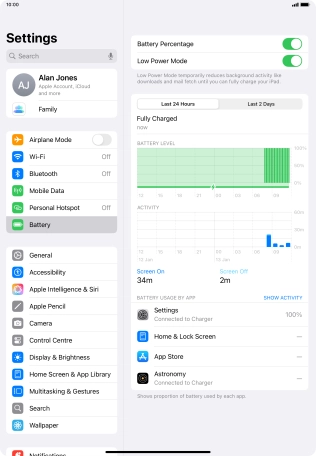Slide your finger upwards starting from the bottom of the screen to return to the home screen.