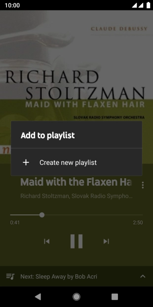 Press Create new playlist.