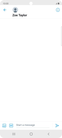Press the text input field.