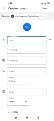 Press Surname and key in the required last name.