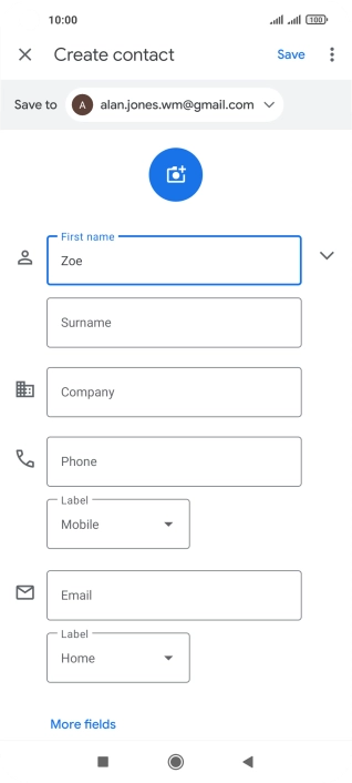 Press Surname and key in the required last name.