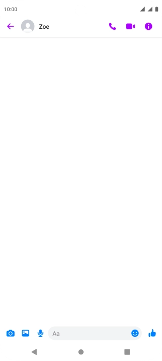 Press the text input field.