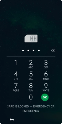 If you're asked to key in your PIN, do so and press OK.