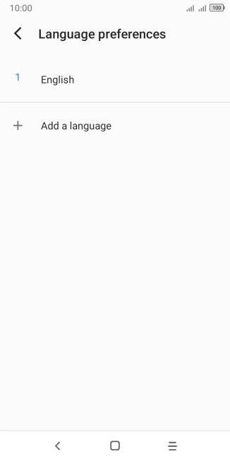 Press Add a language.