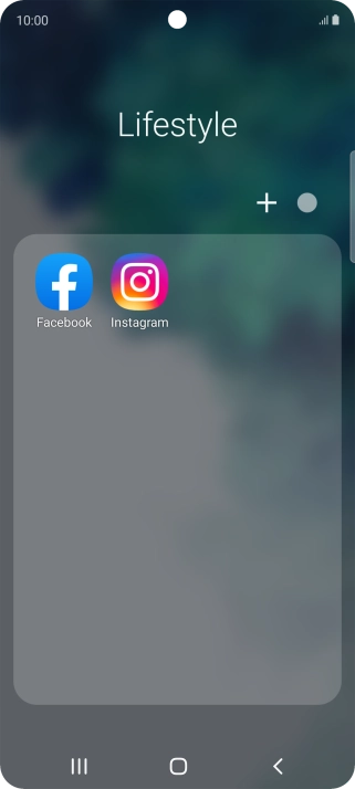 Press Facebook.