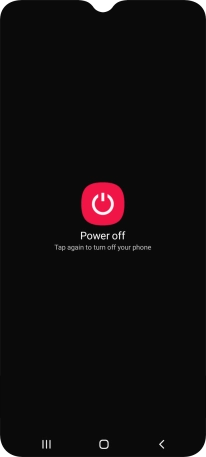 Press Power off.