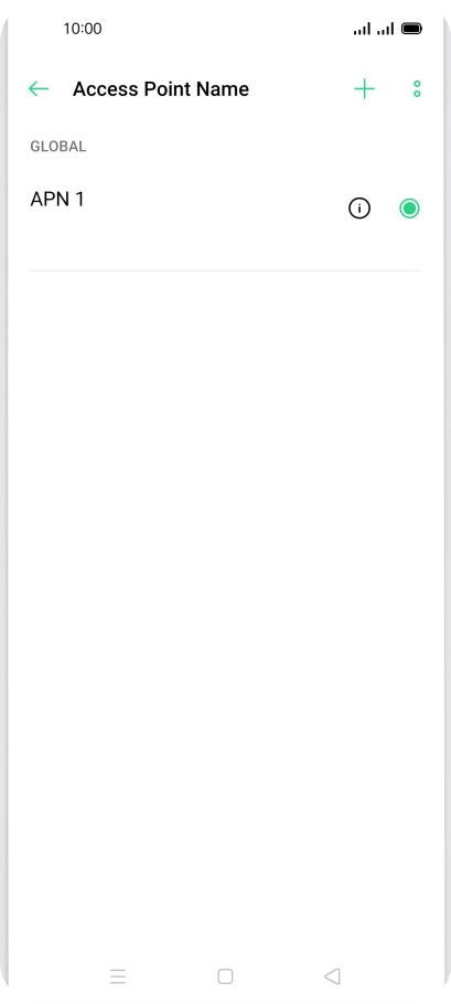 Press the add icon.