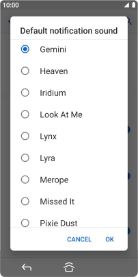 Press the required message tones to hear them.