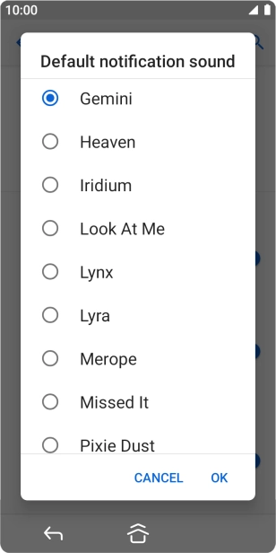Press the required message tones to hear them.