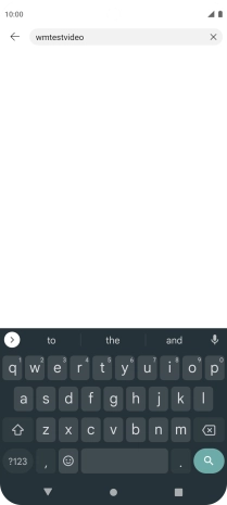 Key in the required search word and press the search icon.
