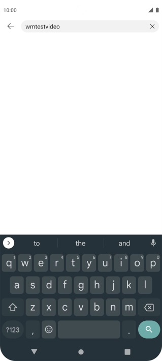 Key in the required search word and press the search icon.