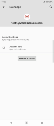 Press Account settings.