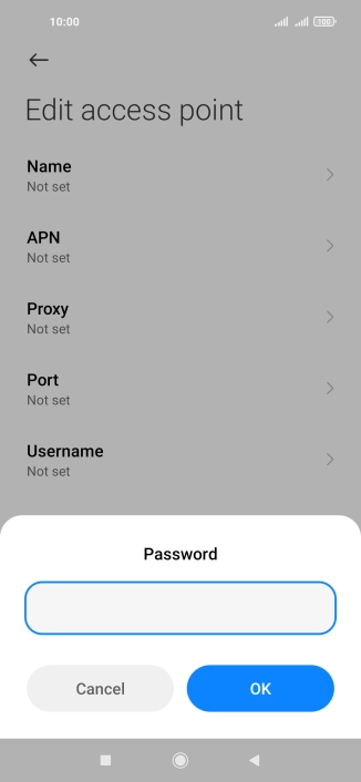 Key in wap and press OK.
