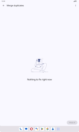 Slide your finger upwards starting from the bottom of the screen to return to the home screen.