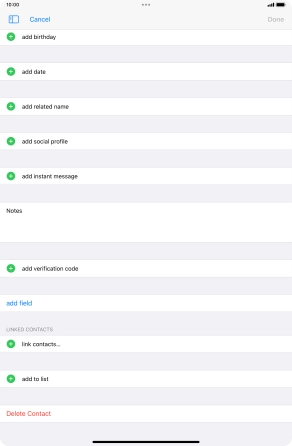 Press link contacts....