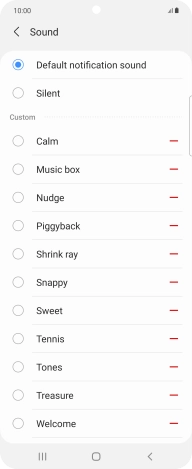 Press the required message tones to hear them.