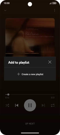 Press Create a new playlist.