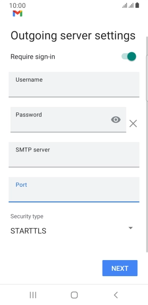 Press the drop down list below 