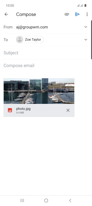 Press Subject and key in the required subject.