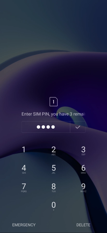 If you're asked to key in your PIN, do so and press the confirm icon.