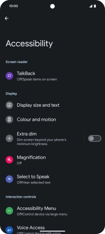 Press the required category below 