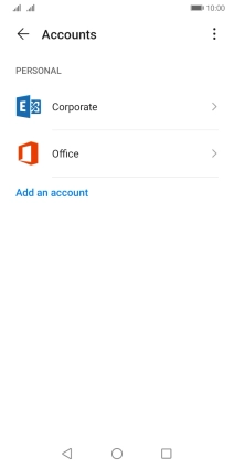 Press the Home key to return to the home screen.