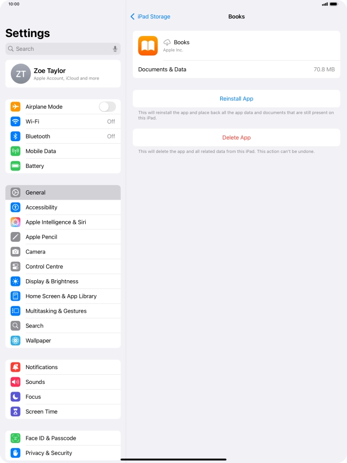 Slide your finger upwards starting from the bottom of the screen to return to the home screen.