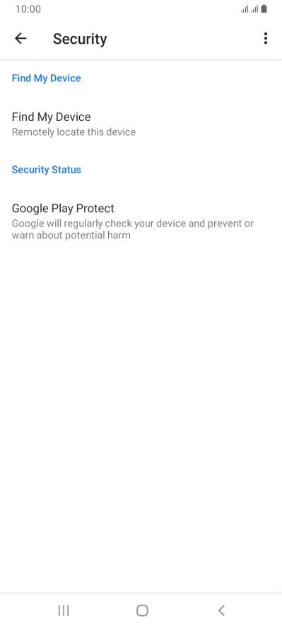 Press Find My Device.