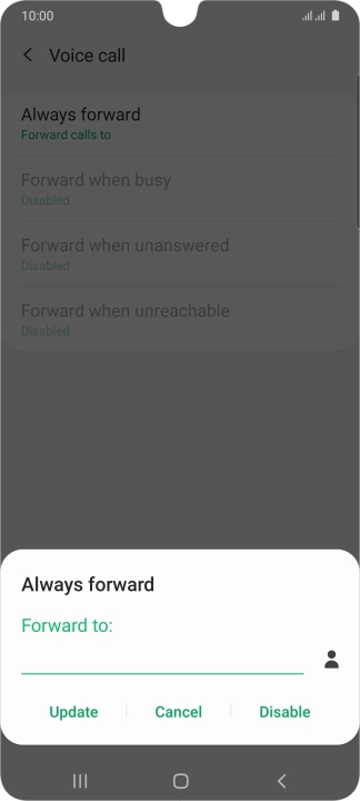 Press Disable.