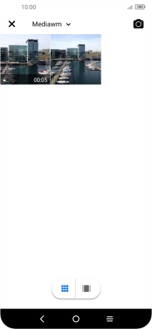 Press the required picture or video clip.