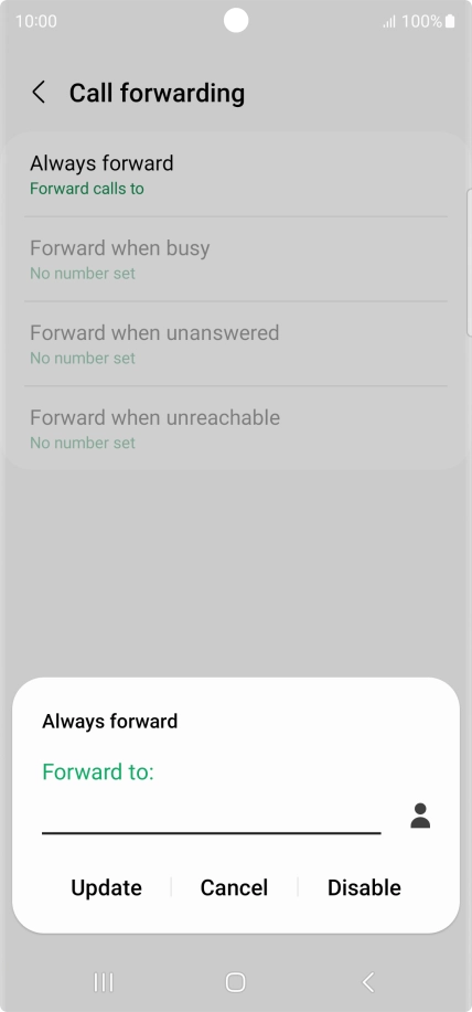 Press Disable.