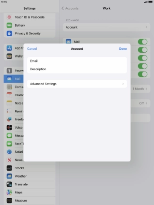 Press Advanced Settings.