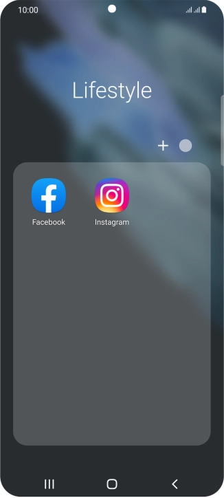 Press Facebook.