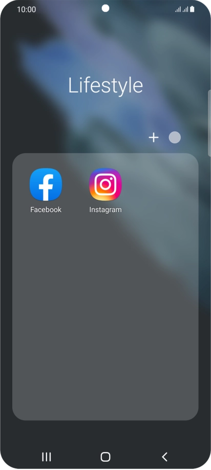 Press Facebook.