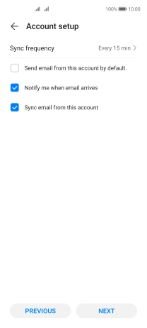 Press Sync frequency.
