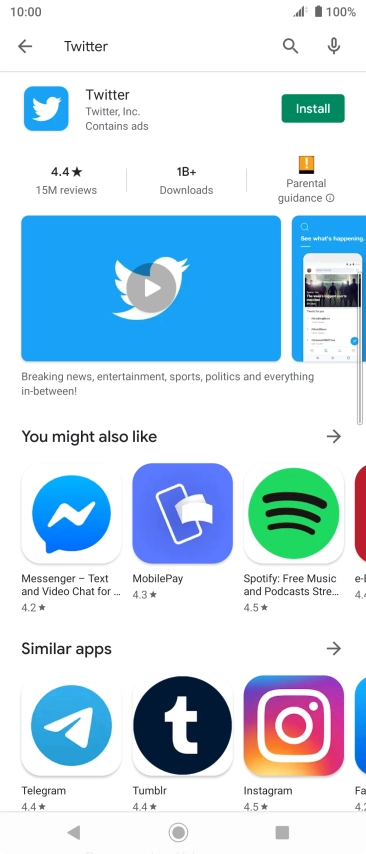Press Twitter.