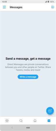 Press the new message icon.