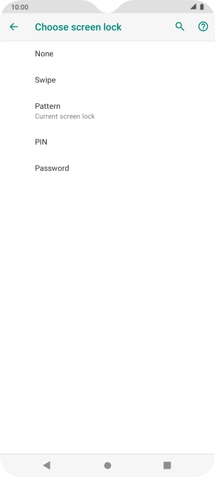 Press None.
