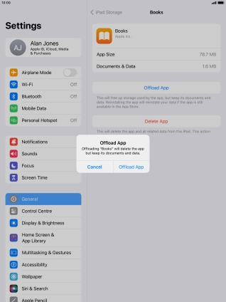 Press Offload App.