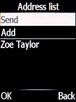 Select Send.