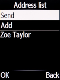 Select Send.