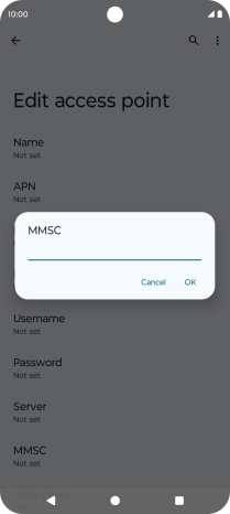 Key in http://mms.vodafone.co.uk/servlets/mms and press OK.