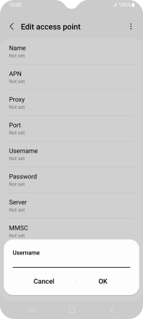 Key in wap and press OK.