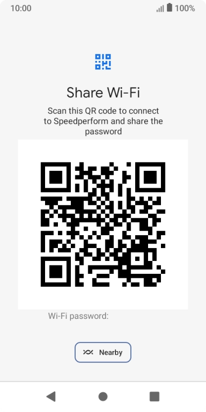 Place the QR code inside the camera frame on the other device to scan the code.